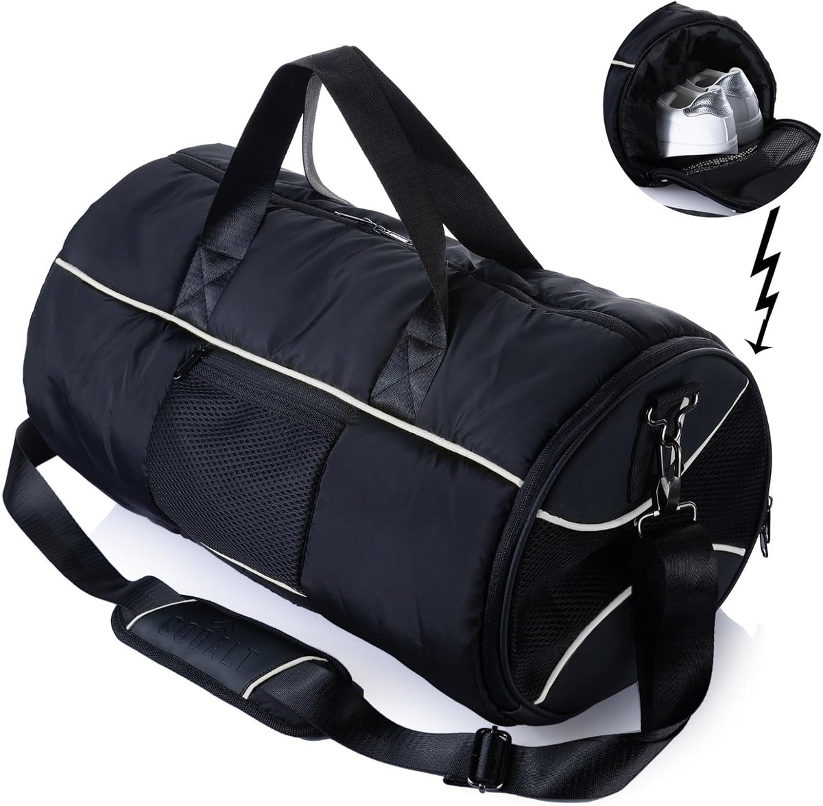 COBALT Sprint Gym Bag storage feature