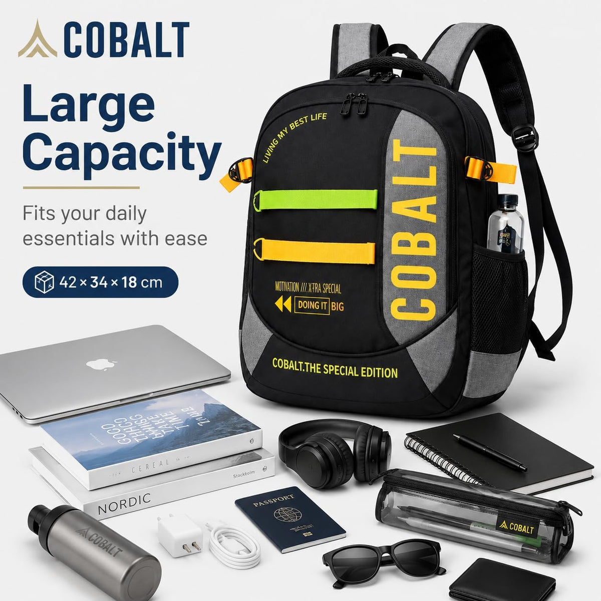 COBALT Urban Everyday Backpack anti-theft feature